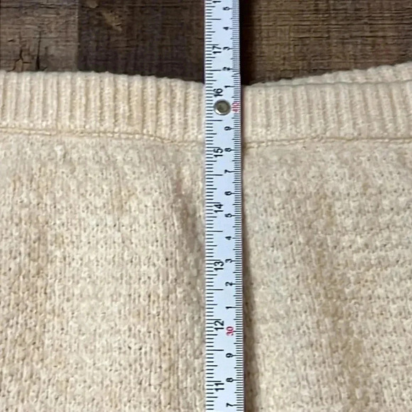 Free People short skirt Md womens cream polyester elastane pull on party event - Picture 3 of 8